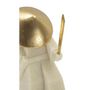 Voir la diapositive 5 : Paris Prix Statuette Déco Samouraï  Toku  24cm Blanc & Or