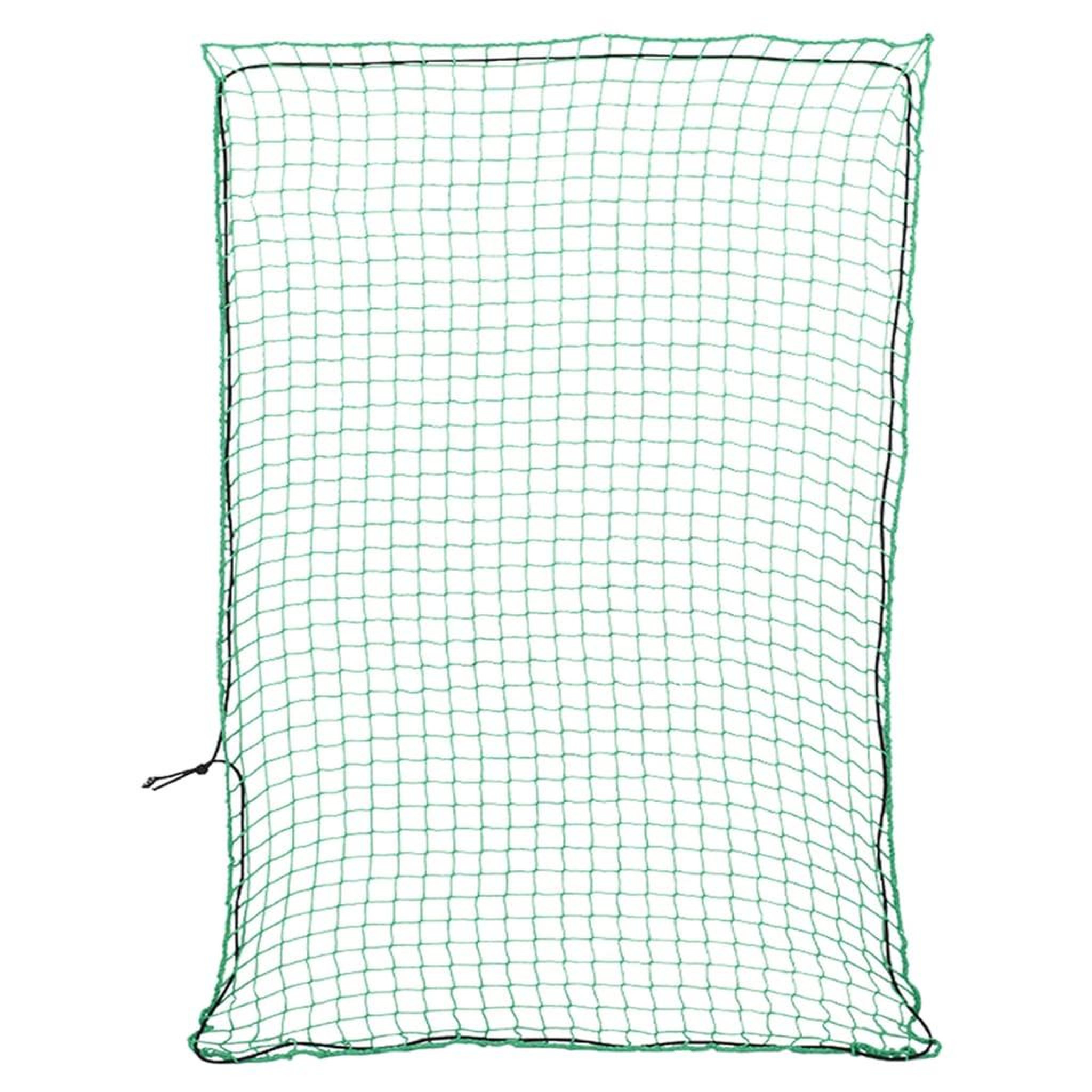 VIDAXL Filet pour remorque avec corde elastique vert 4x3 m PP