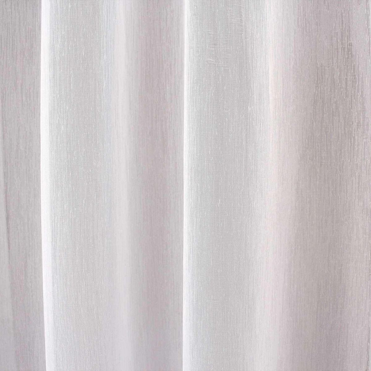 TOILINUX Voilage sablé grande largeur - 240 x 240 cm - Blanc