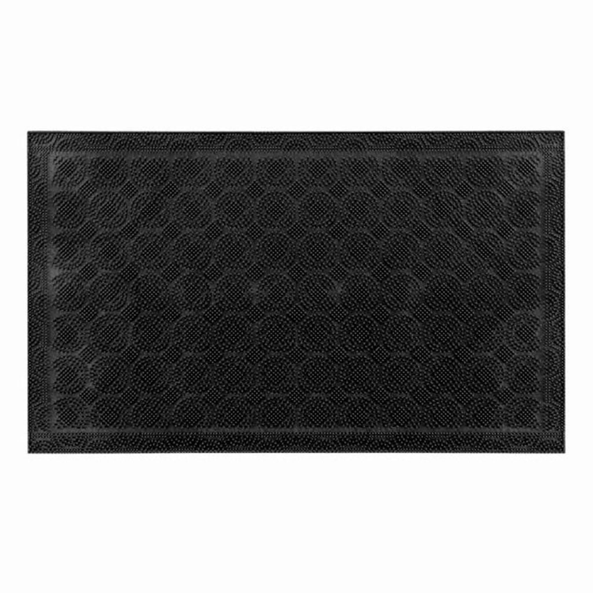 Douceur d'Intérieur Tapis d'Entrée Grattoir  Picoto  44x74cm Noir