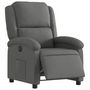 Voir la diapositive 3 : VIDAXL Fauteuil inclinable electrique Gris fonce Tissu