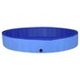 Voir la diapositive 3 : VIDAXL Piscine pliable pour chiens Bleu 200x30 cm PVC