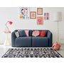 Voir la diapositive 2 : LISA DESIGN Ikare - module d'assise d'angle droit - en tissu