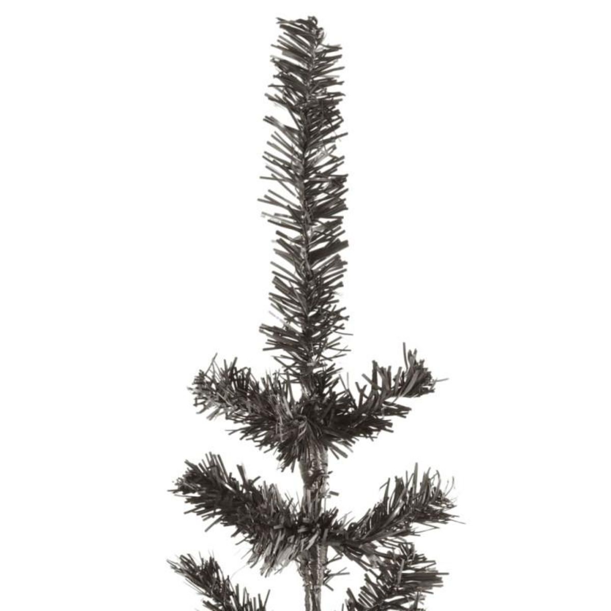 VIDAXL Sapin de Noël étroit Noir 240 cm