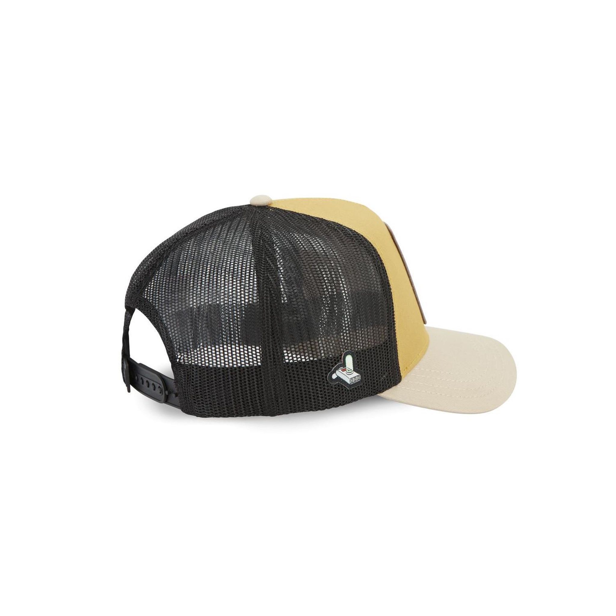 Voir la diapositive 6 : CAPSLAB Casquette trucker en coton avec filet Rick & Morty Yellow