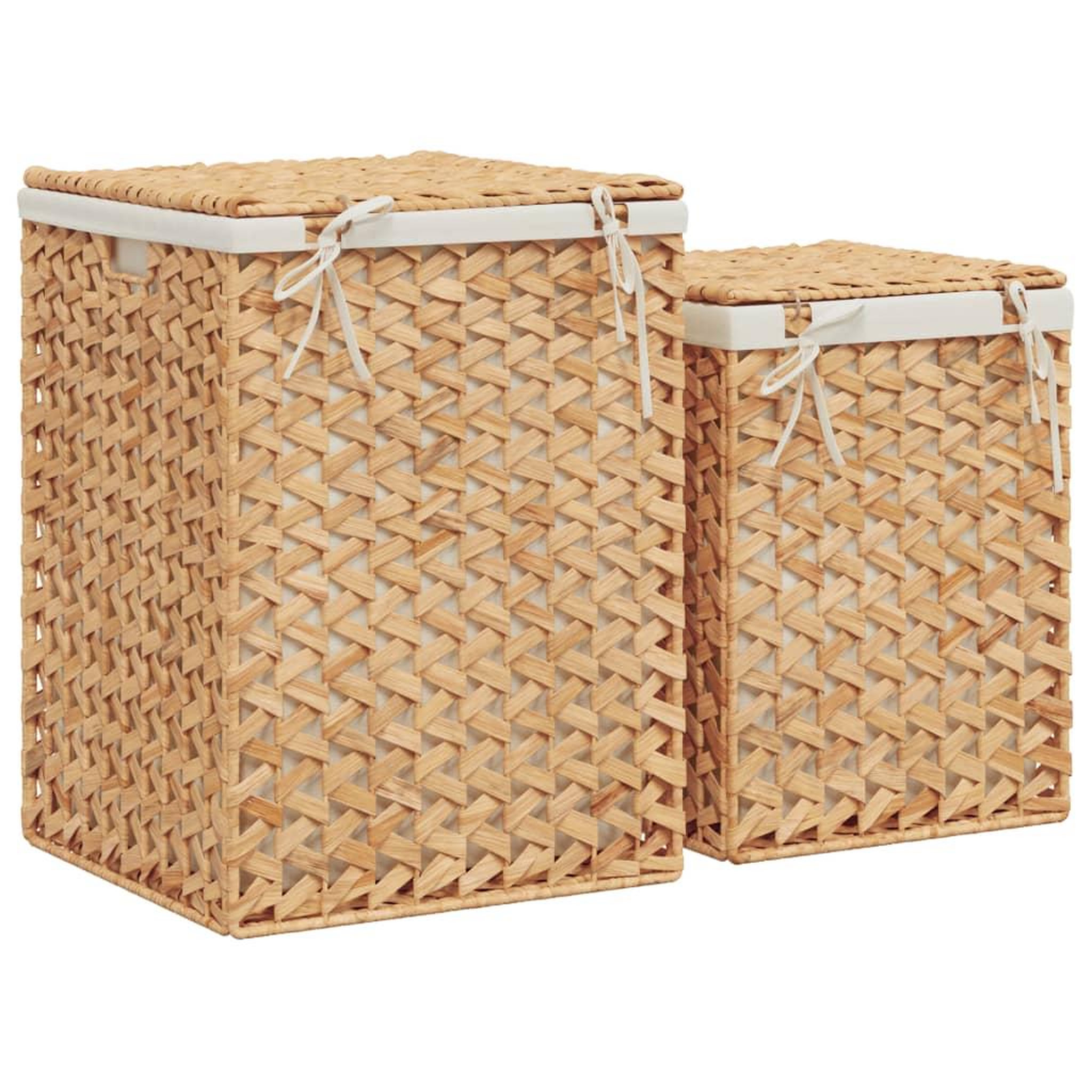 Voir la diapositive 5 : VIDAXL Paniers a linge 2 pcs hyacinthe d'eau