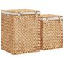 Voir la diapositive 5 : VIDAXL Paniers a linge 2 pcs hyacinthe d'eau