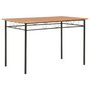 Voir la diapositive 2 : VIDAXL Ensemble de salle a manger 7 pcs MDF et acier Marron