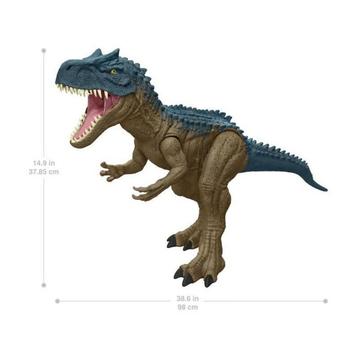 GENERIQUE Jurassic World-Allosaurus Super Colossal-Figurine articulée 96 cm HRX53