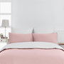 Voir la diapositive 2 : Sensei Maison Housse de couette bicolore en percale coton DOZMARY