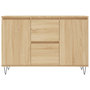 Voir la diapositive 5 : VIDAXL Buffet chene sonoma 104x35x70 cm bois d'ingenierie