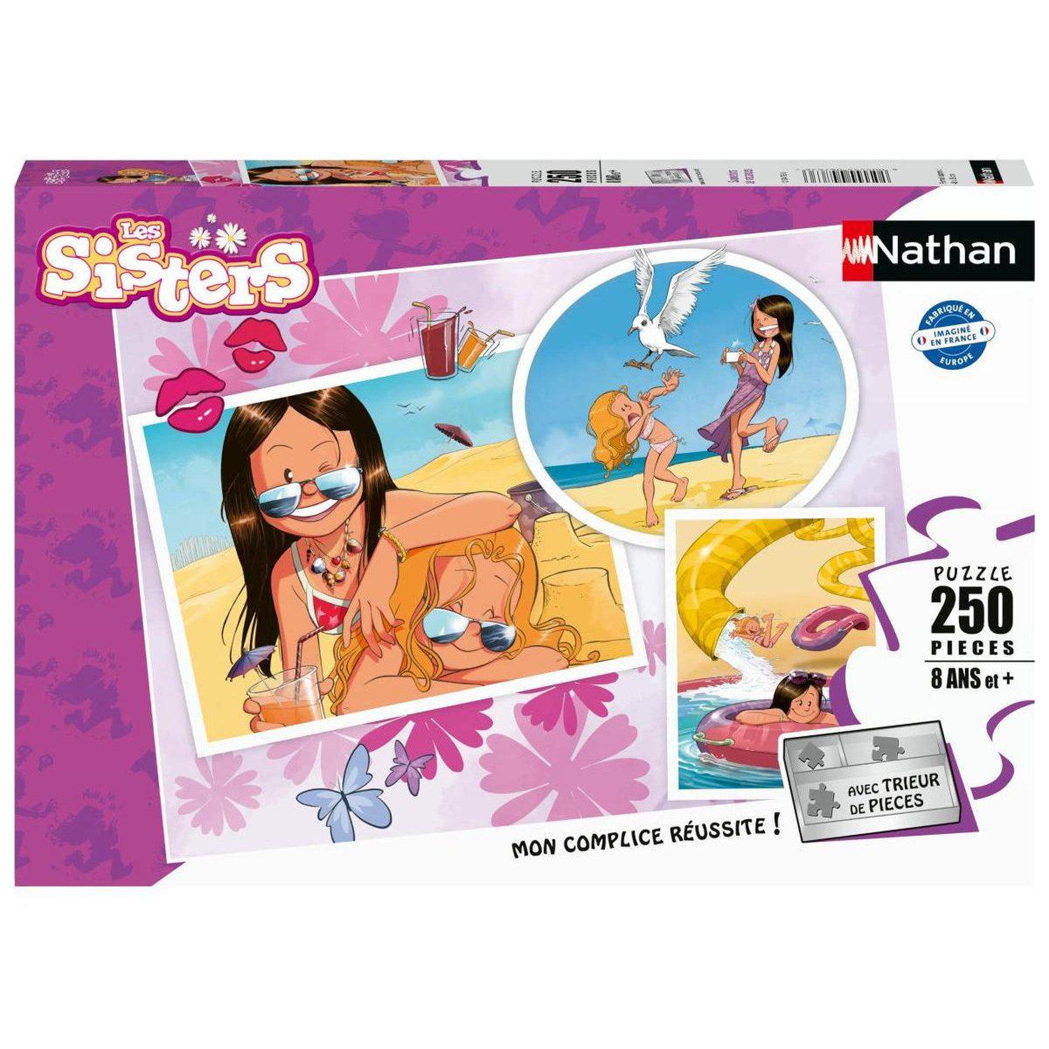 Puzzle 250 pièces Nathan Souvenirs de vacances Les Sisters - vue 9