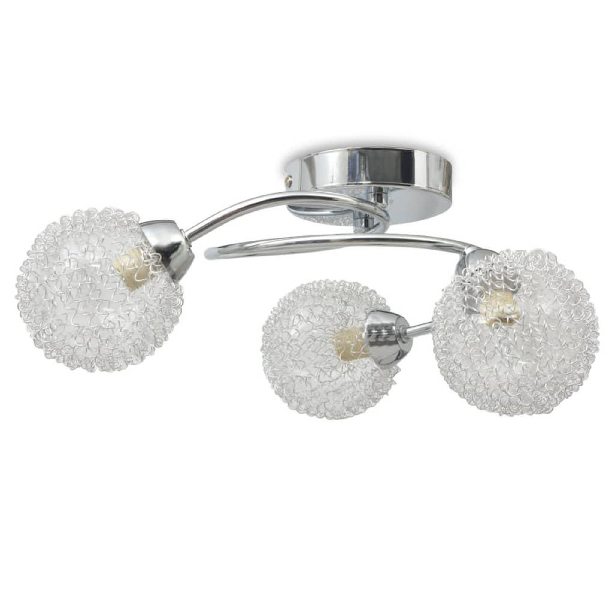Voir la diapositive 2 : VIDAXL Plafonnier pour 3 ampoules G9 120 W