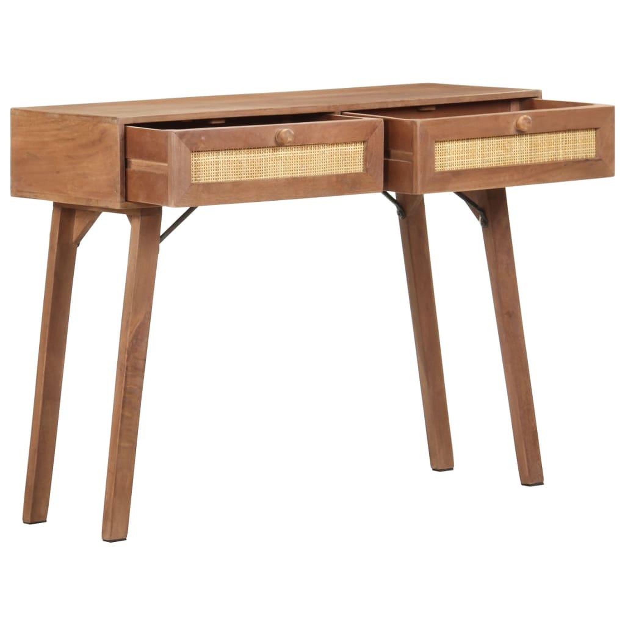 Voir la diapositive 4 : VIDAXL Table console 100x35x76 cm bois de manguier massif