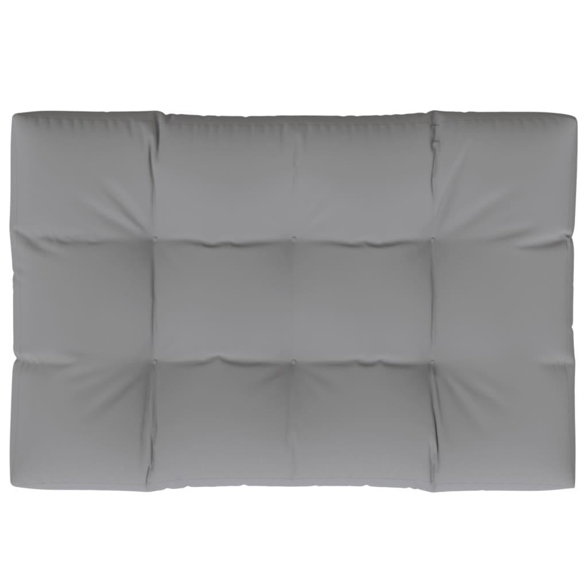 Voir la diapositive 2 : VIDAXL Coussin de palette 120x80x12 cm gris tissu