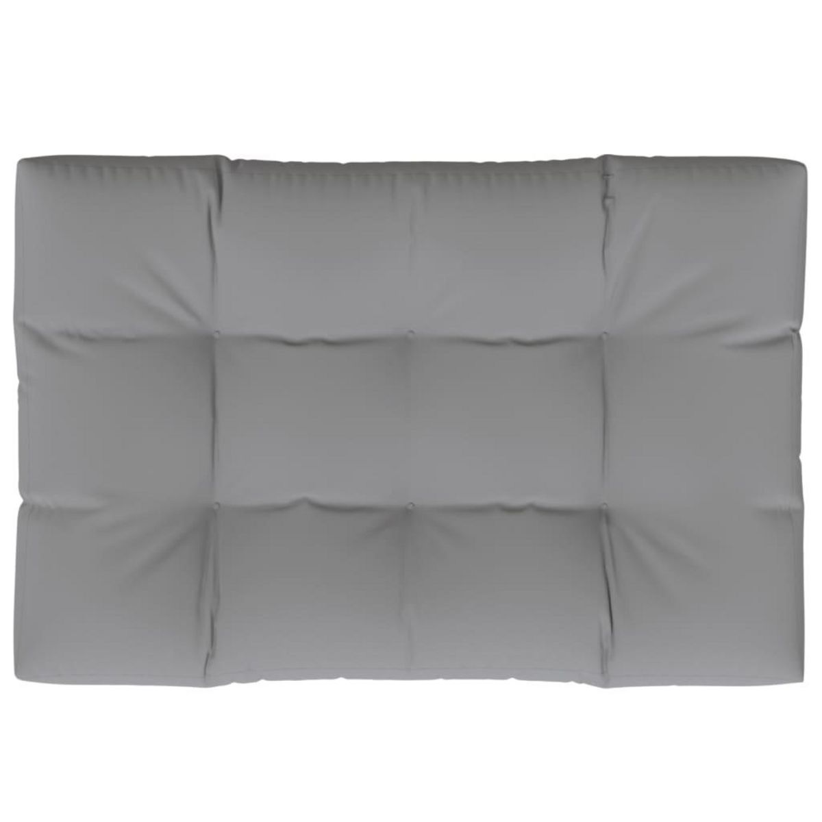 VIDAXL Coussin de palette 120x80x12 cm gris tissu
