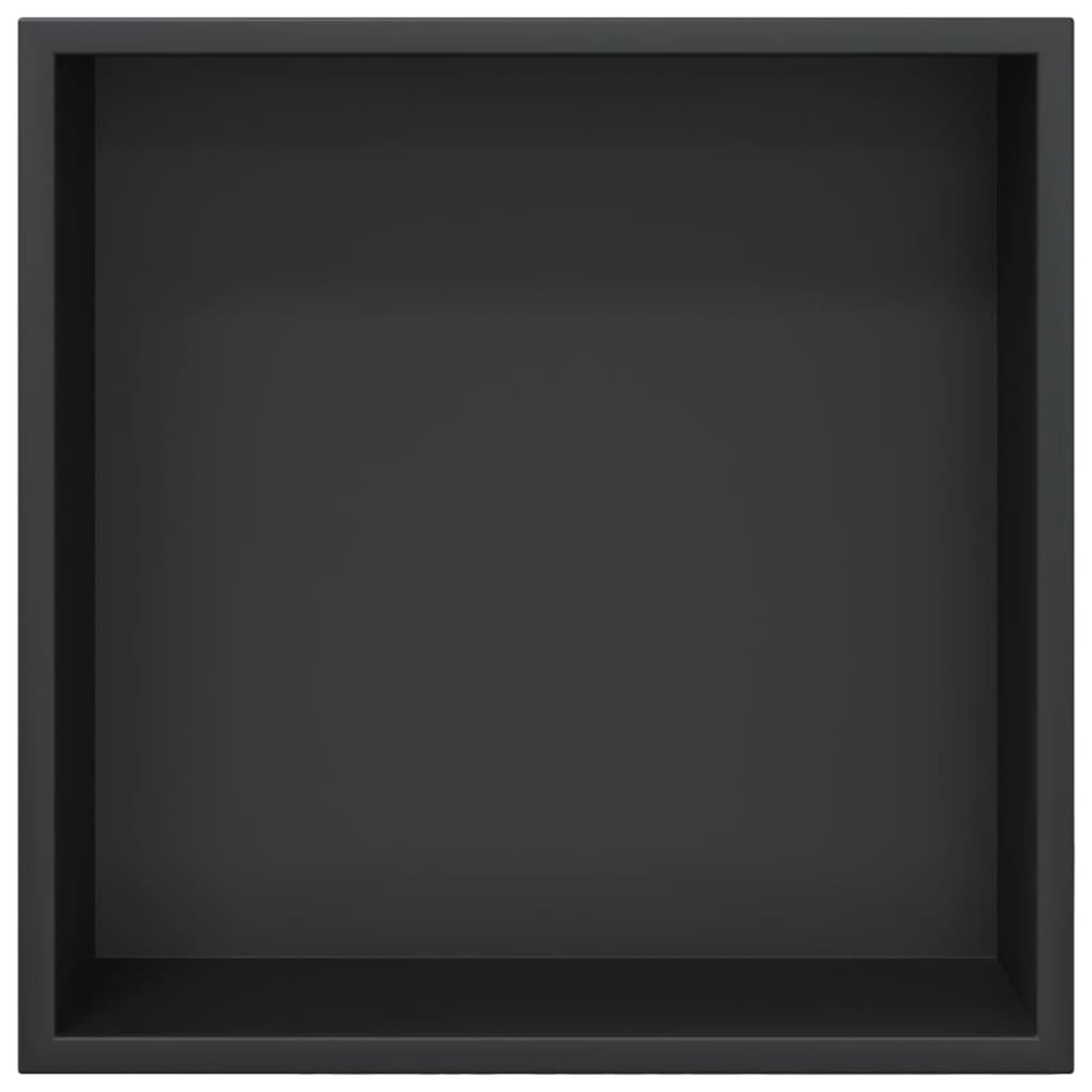 Voir la diapositive 4 : VIDAXL Niche de douche noir mat 32x32x9 cm acier inoxydable