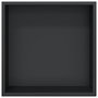 Voir la diapositive 4 : VIDAXL Niche de douche noir mat 32x32x9 cm acier inoxydable