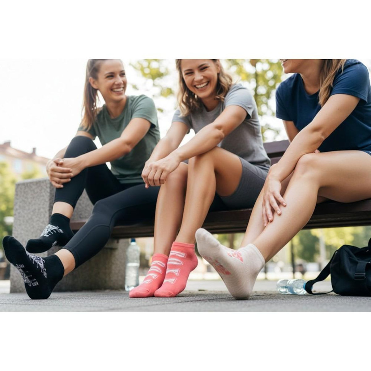 ROXY ROXY Lot Chaussettes Courtes Sneaker– Pack de 6 Paires