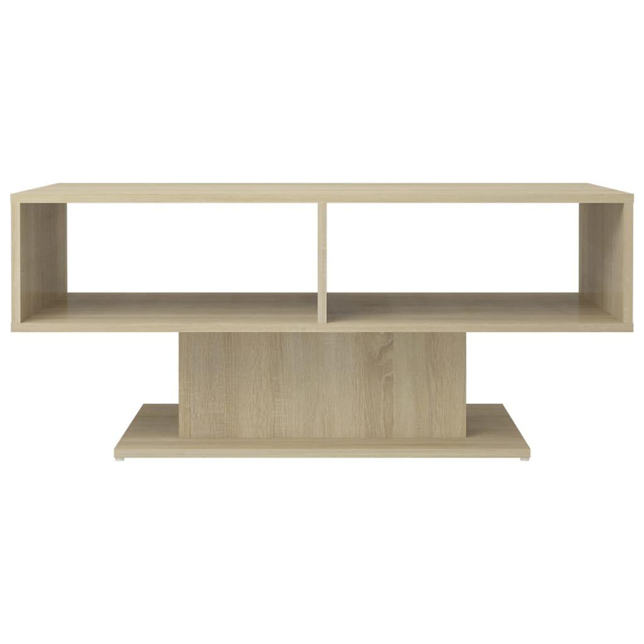 Voir la diapositive 3 : VIDAXL Table basse chene sonoma 103,5x50x44,5 cm bois d'ingenierie
