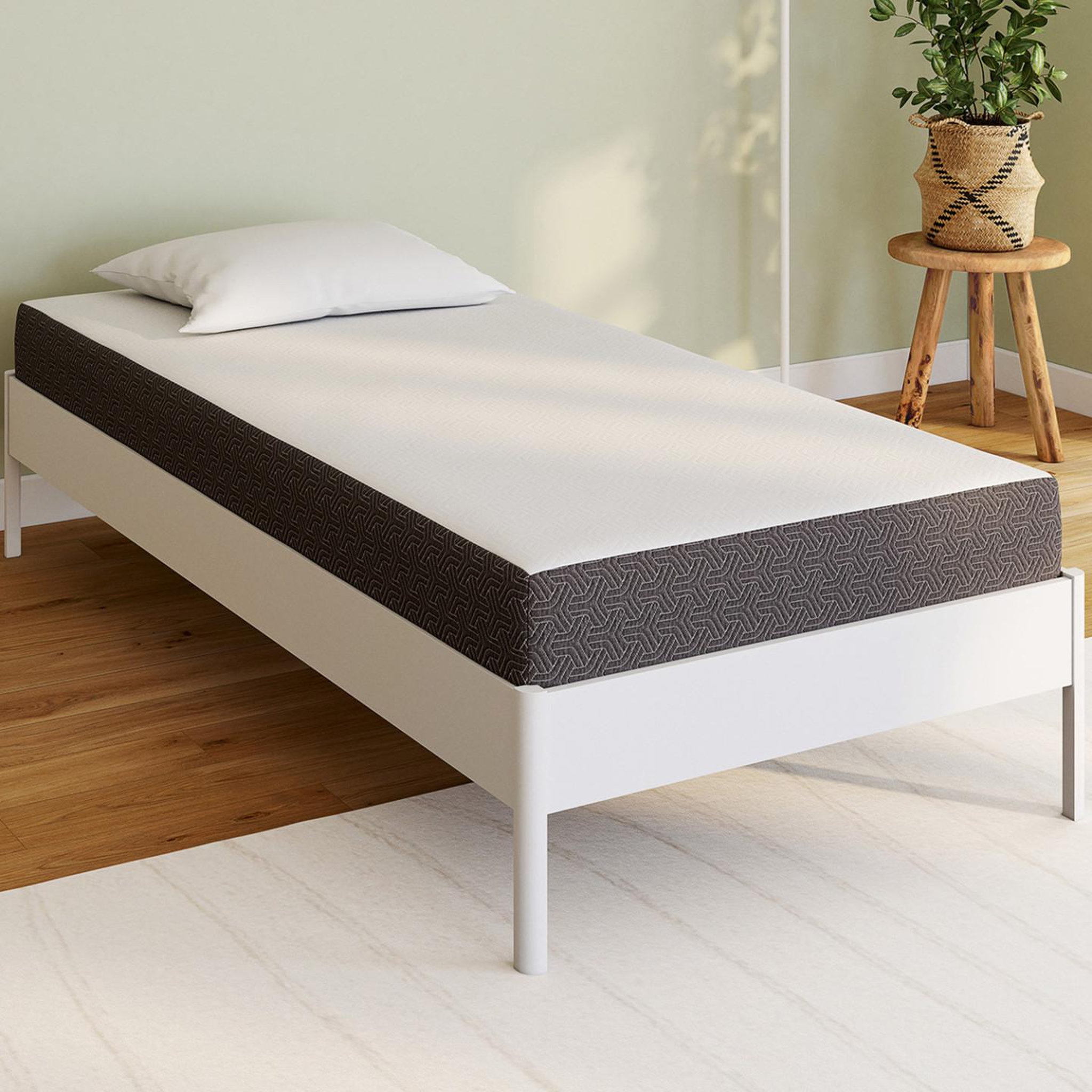 Voir la diapositive 2 : ID MARKET Matelas 90 x 190 cm à mémoire de forme stella épaisseur 20 cm