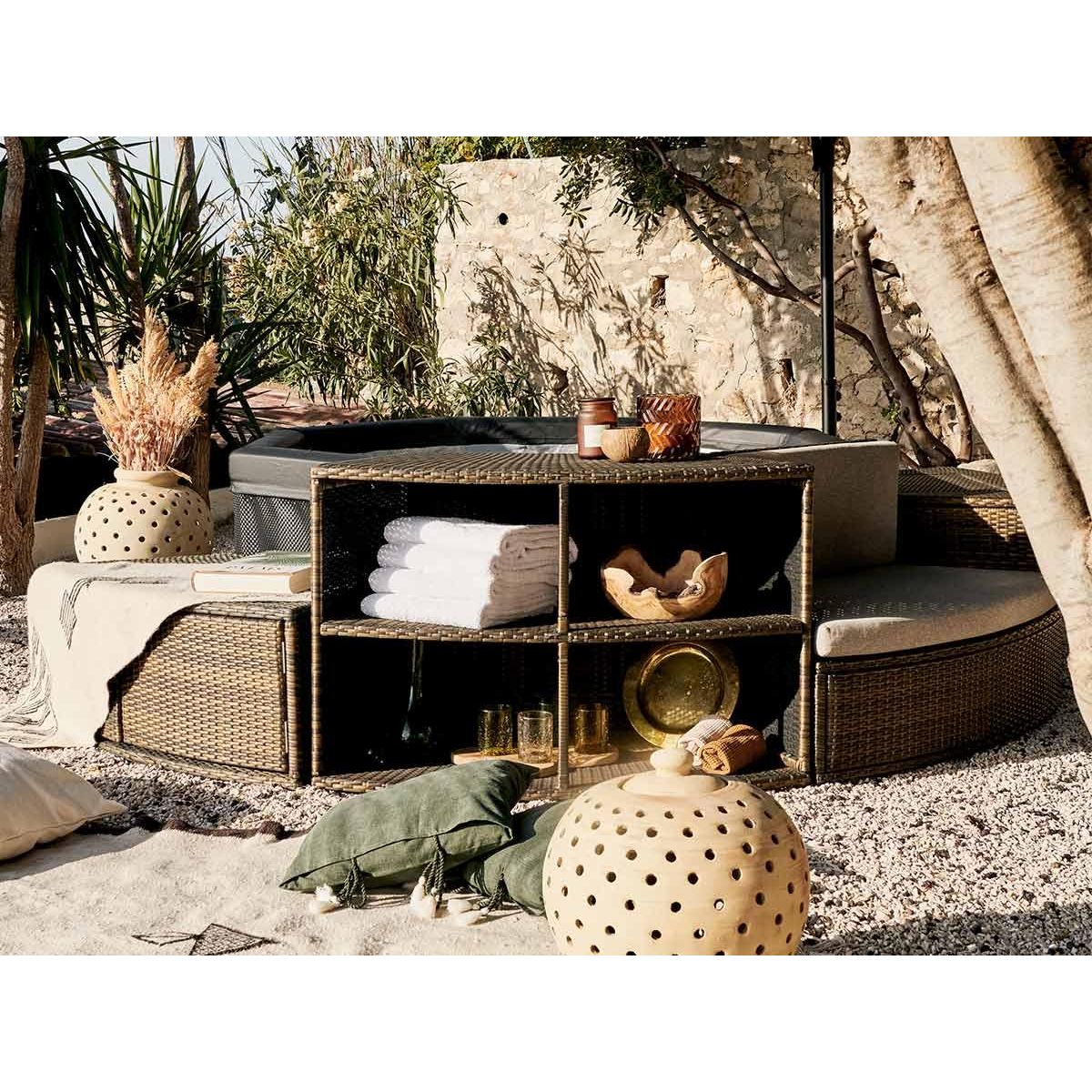 Netspa Mobilier 5 modules pour spa portable semi-rigide Octopus - Netspa