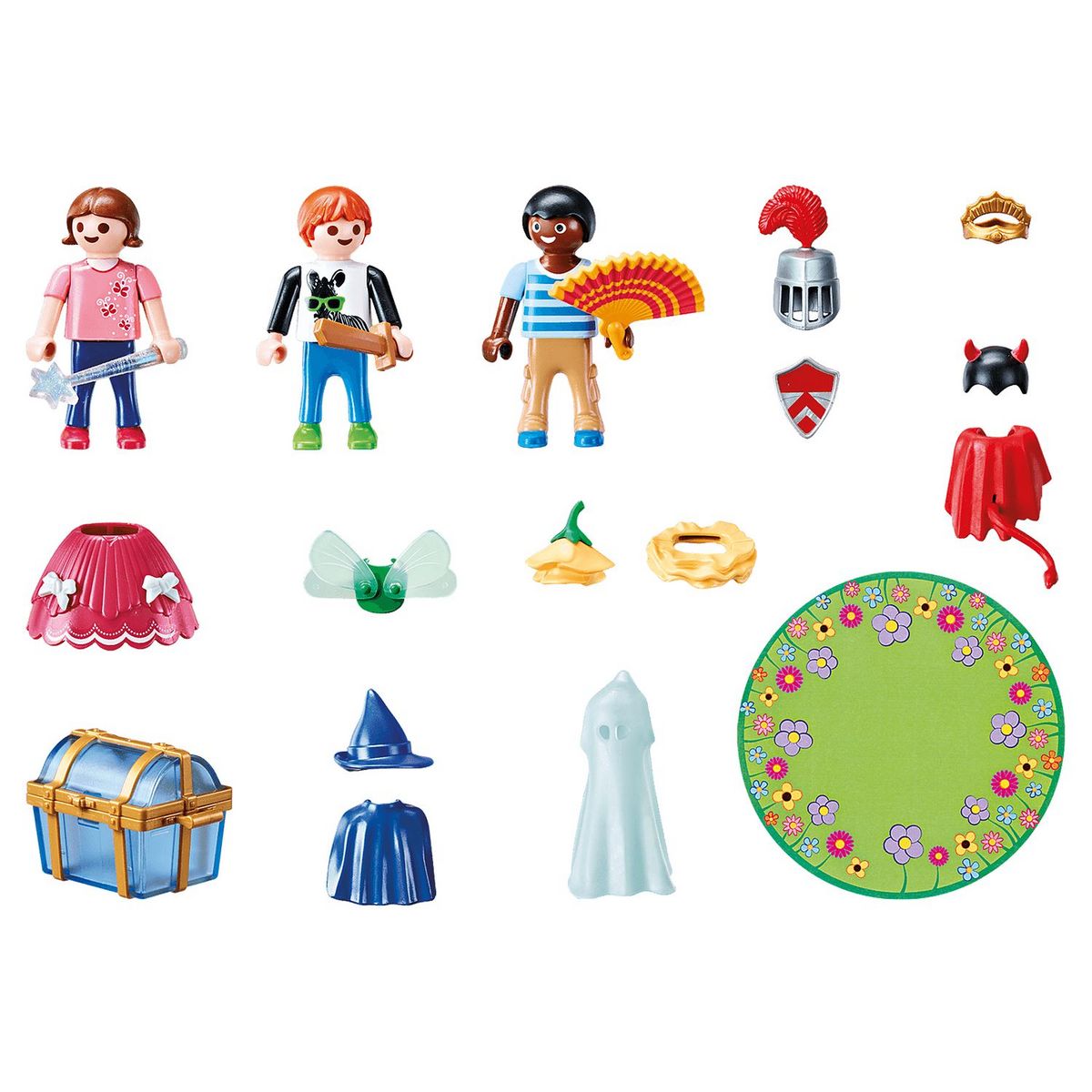 PLAYMOBIL 70283 - City Life - Enfants et malle de déguisements