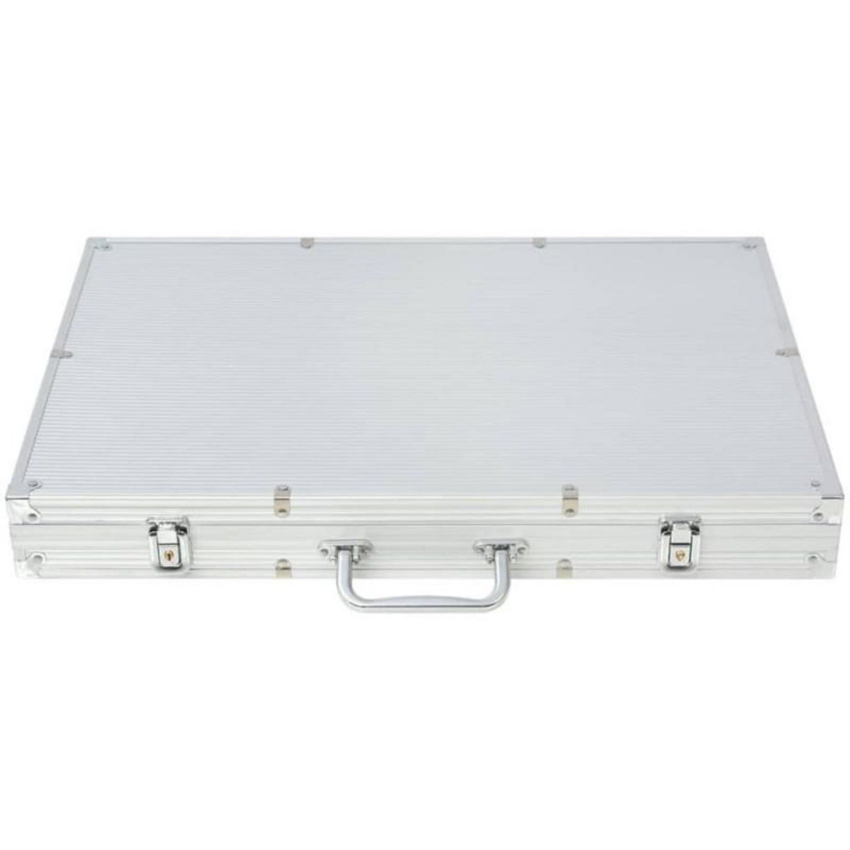 VIDAXL Jeu de poker avec 1000 jetons Laser Aluminium