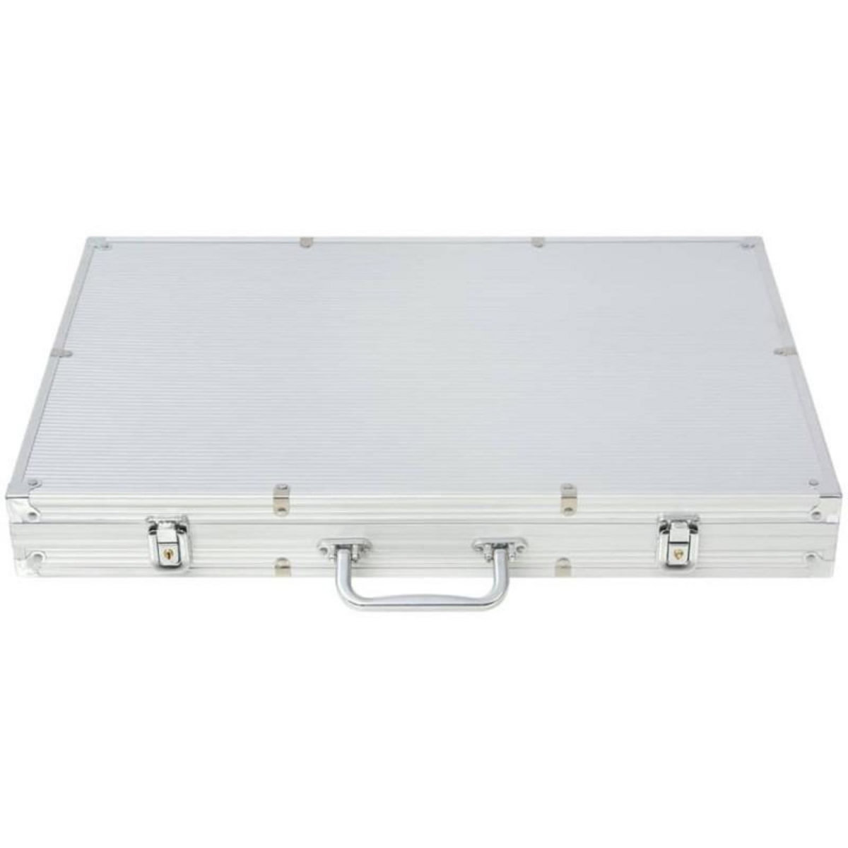 VIDAXL Jeu de poker avec 1000 jetons Laser Aluminium