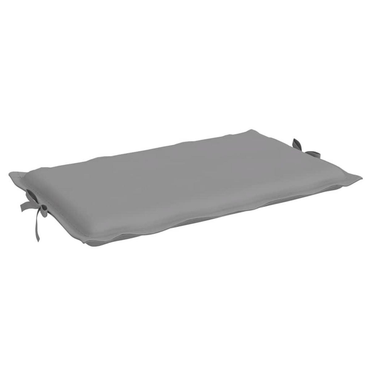 VIDAXL Coussin de chaise longue gris 186x58x3 cm tissu oxford