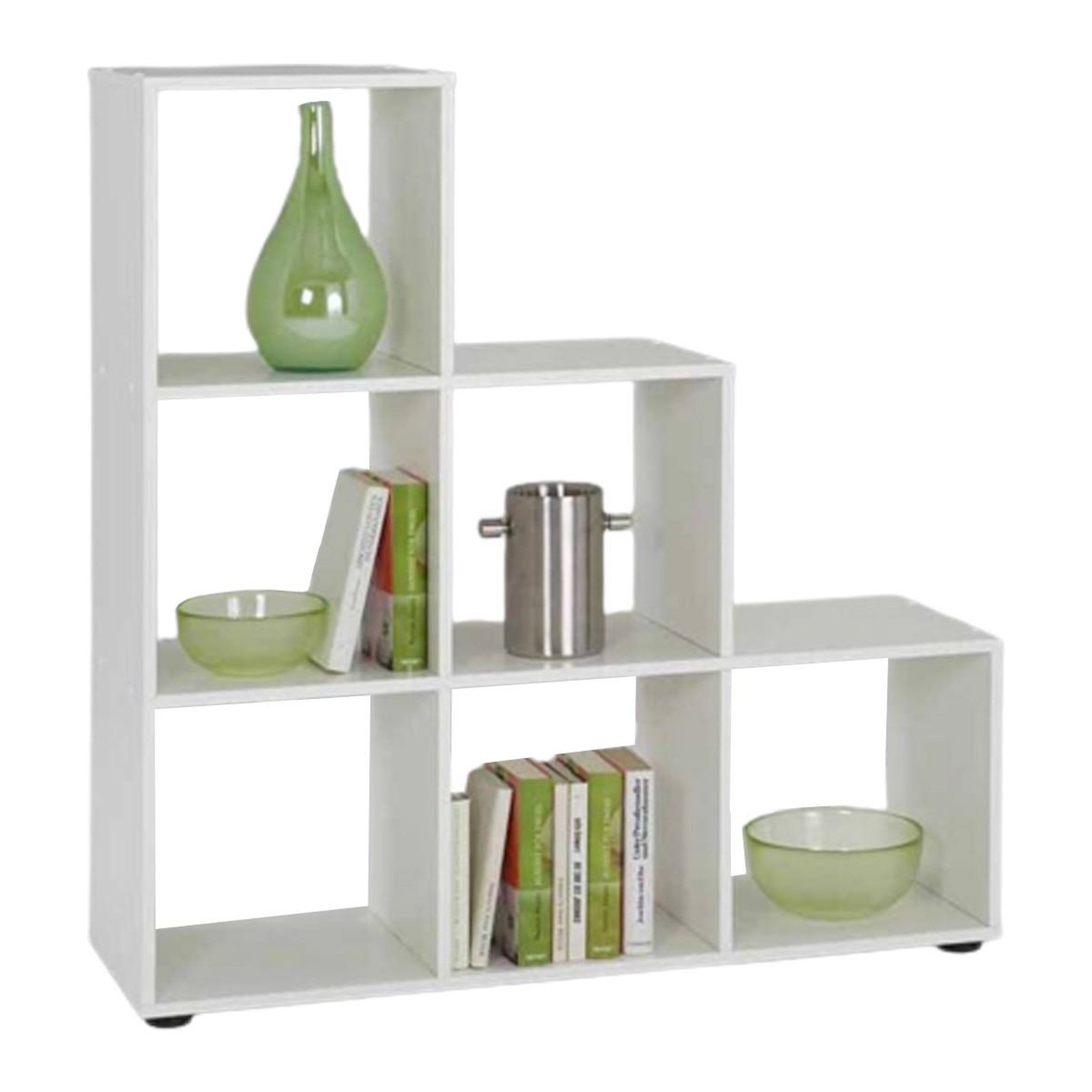 Paris Prix Étagère 6 cases design  gaman  108cm blanc