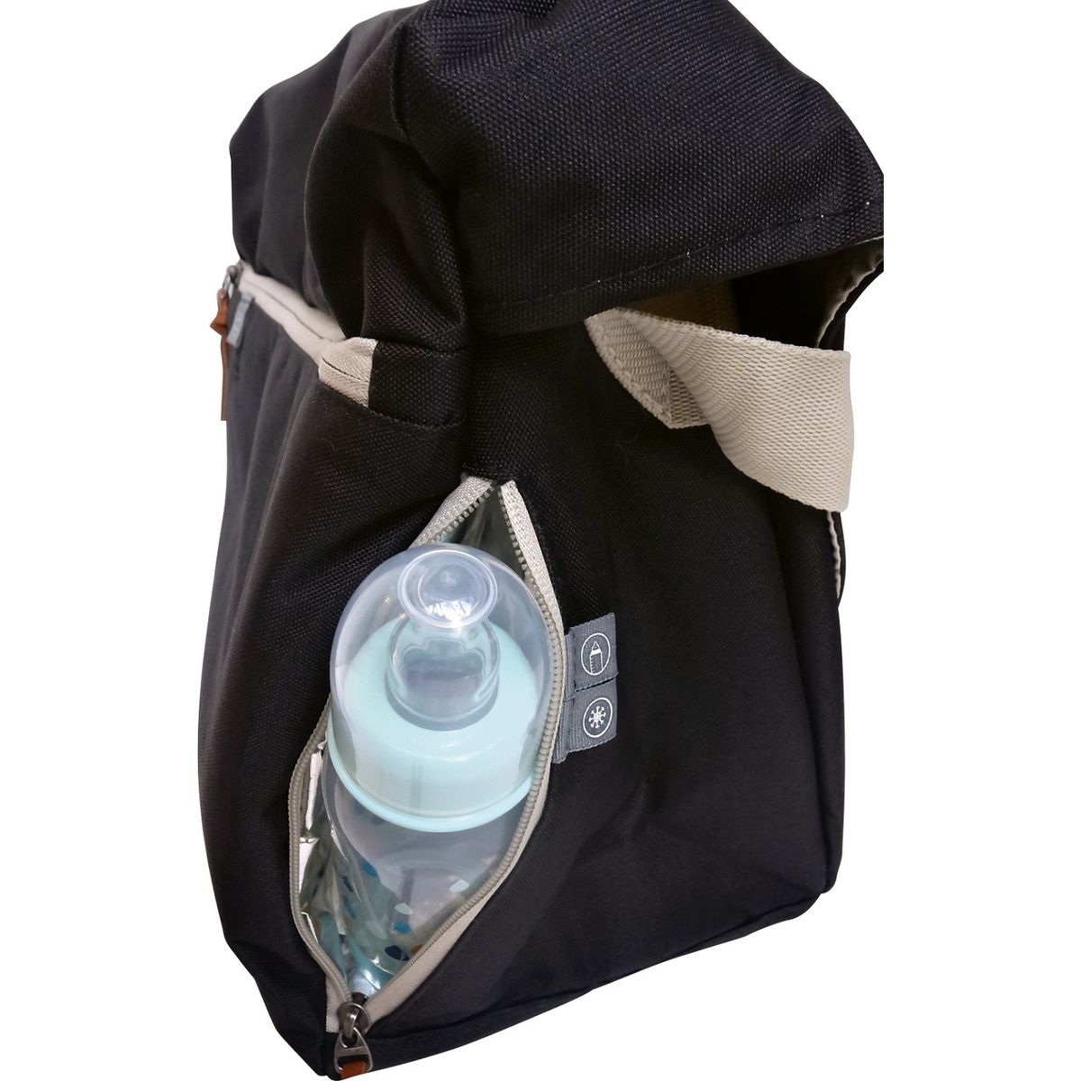 BEABA Sac à langer multi-rangements SYDNEY II - Noir 