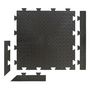 Voir la diapositive 3 : INTEC Pack 5 Bordures Males pour Dalle PVC noire Clipsable Sol Antidérapant Carré Garage Atelier PS50CRN/M INTEC