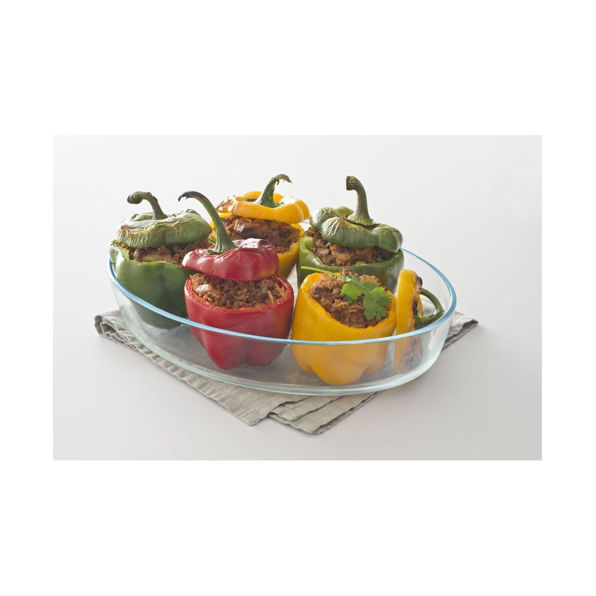 Voir la diapositive 3 : PYREX Plat à four ovale ESSENTIAL