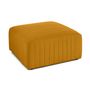 Voir la diapositive 4 : LISA DESIGN Nova - canapé modulable d'angle droit - 5 places - avec pouf d'appoint - en velours