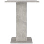 Voir la diapositive 5 : VIDAXL Table de bistro Gris beton 60x60x75 cm Bois d'ingenierie
