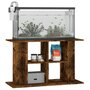 Voir la diapositive 3 : VIDAXL Support pour aquarium chêne fumé 100x40x60 cm bois d ingénierie