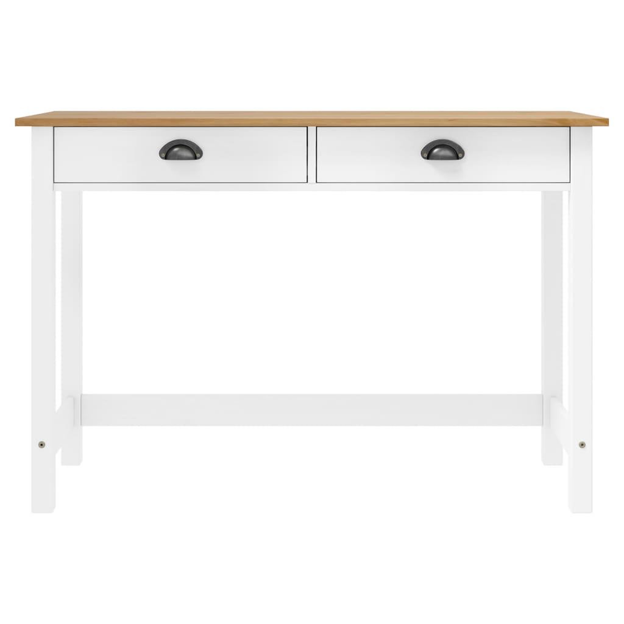 Voir la diapositive 2 : VIDAXL Table console Hill avec 2 tiroirs 110x45x74 cm Pin solide