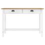 Voir la diapositive 2 : VIDAXL Table console Hill avec 2 tiroirs 110x45x74 cm Pin solide