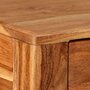VIDAXL Table console Bois massif 118 x 30 x 80 cm