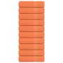 Voir la diapositive 1 : VIDAXL Serviettes de douche 10pcs orange 70x140 cm 360 g m² 100% coton