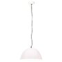 VIDAXL Lampe suspendue industrielle vintage 25 W Blanc Rond 41 cm E27