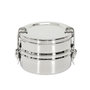 Voir la diapositive 2 : Paris Prix Lunch Box Ronde  2 Niveaux  80cl Inox