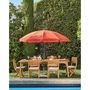 Voir la diapositive 5 : FAVEX Parasol droit diam 2.5m corail ELENA 2