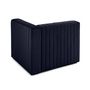 Voir la diapositive 4 : LISA DESIGN Nova - module d'assise droit - en velours