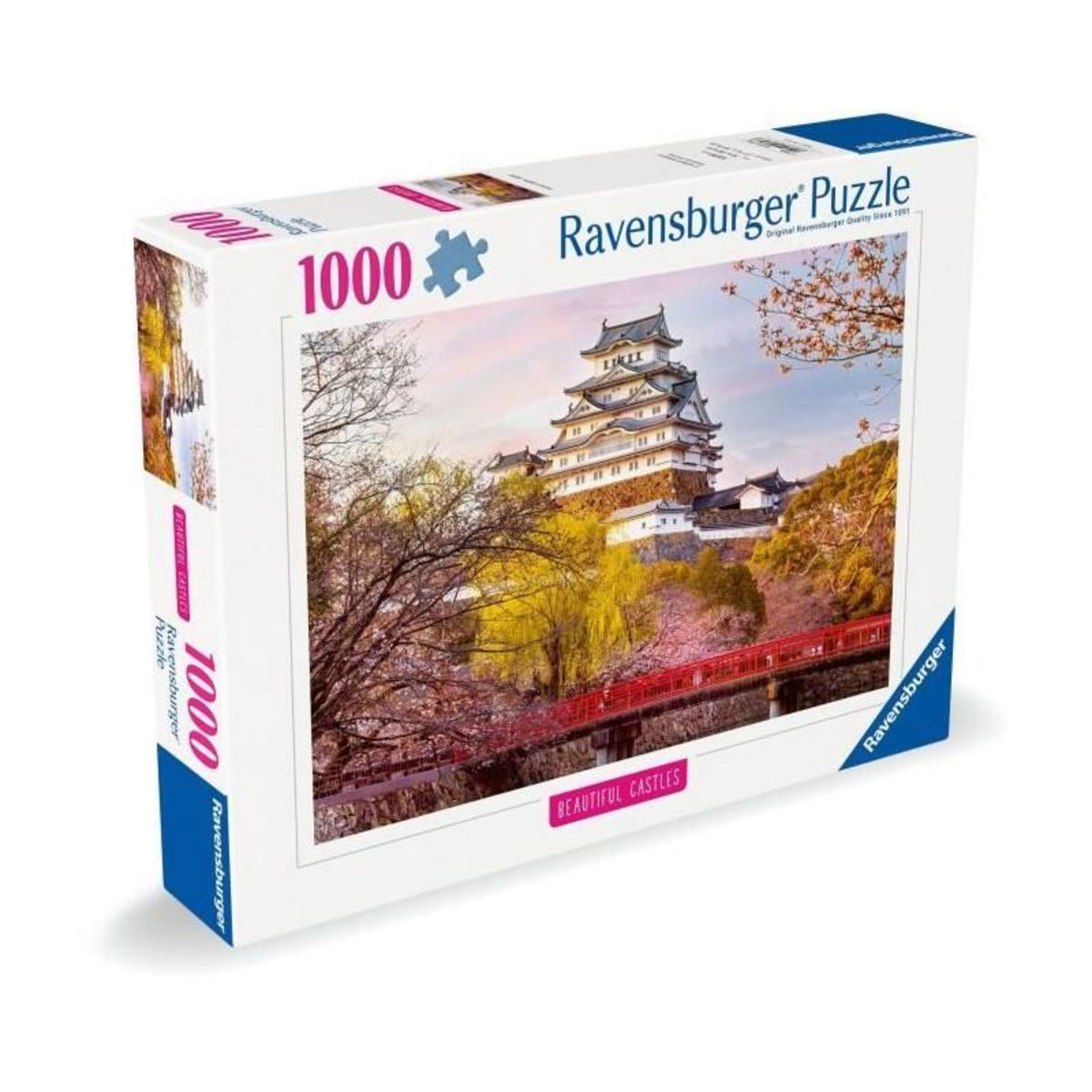 RAVENSBURGER Puzzle 1000 pieces Château de Himeji, Japon, Collection Highlight, des 14 ans, Château, 12001316, Ravensburger