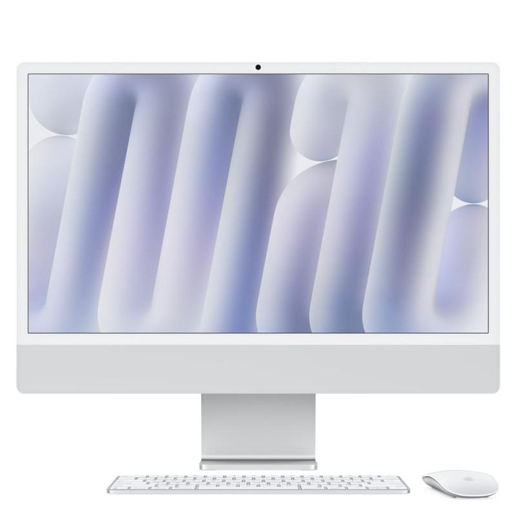 APPLE Apple iMac 24 512 Go SSD 16 Go RAM Puce M4 CPU 8 cœurs GPU 8 cœurs Argent