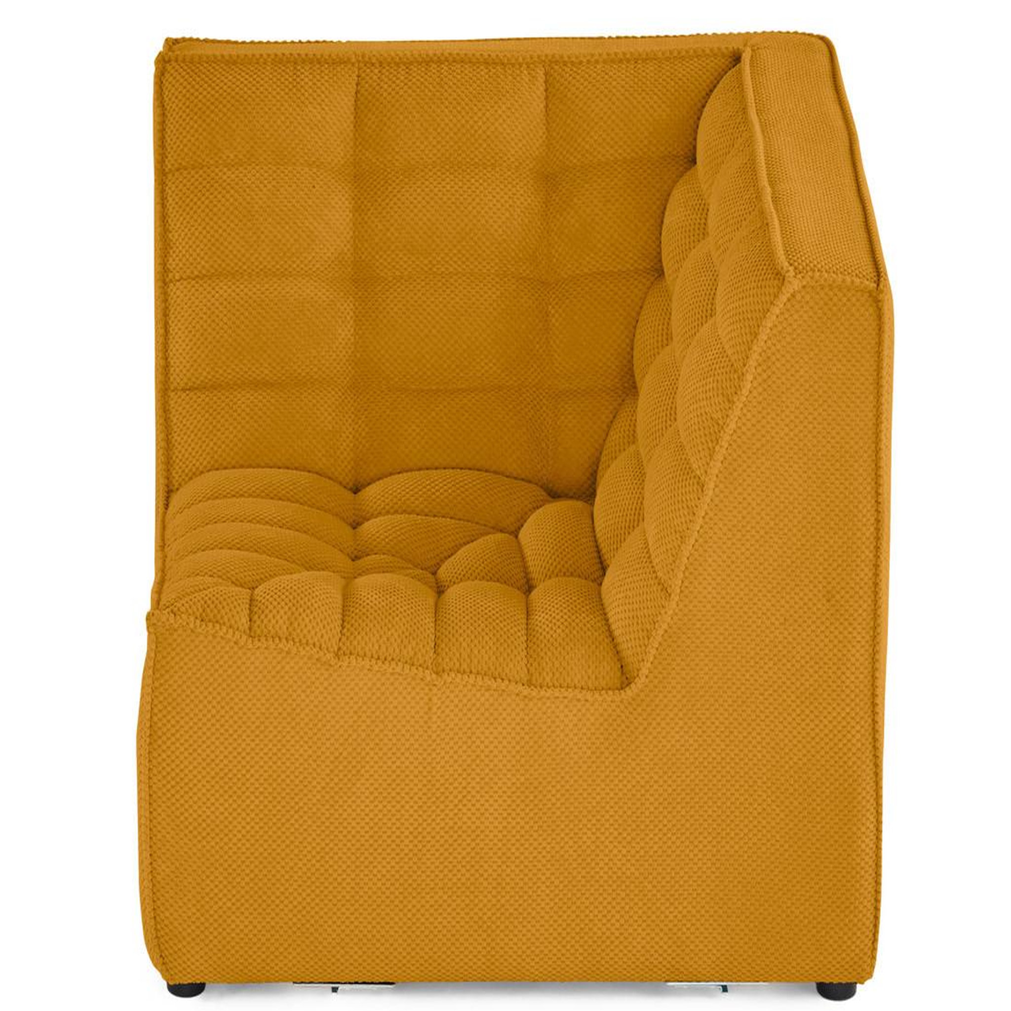 Voir la diapositive 6 : BEST MOBILIER Ellie - module d'angle en velours texturé