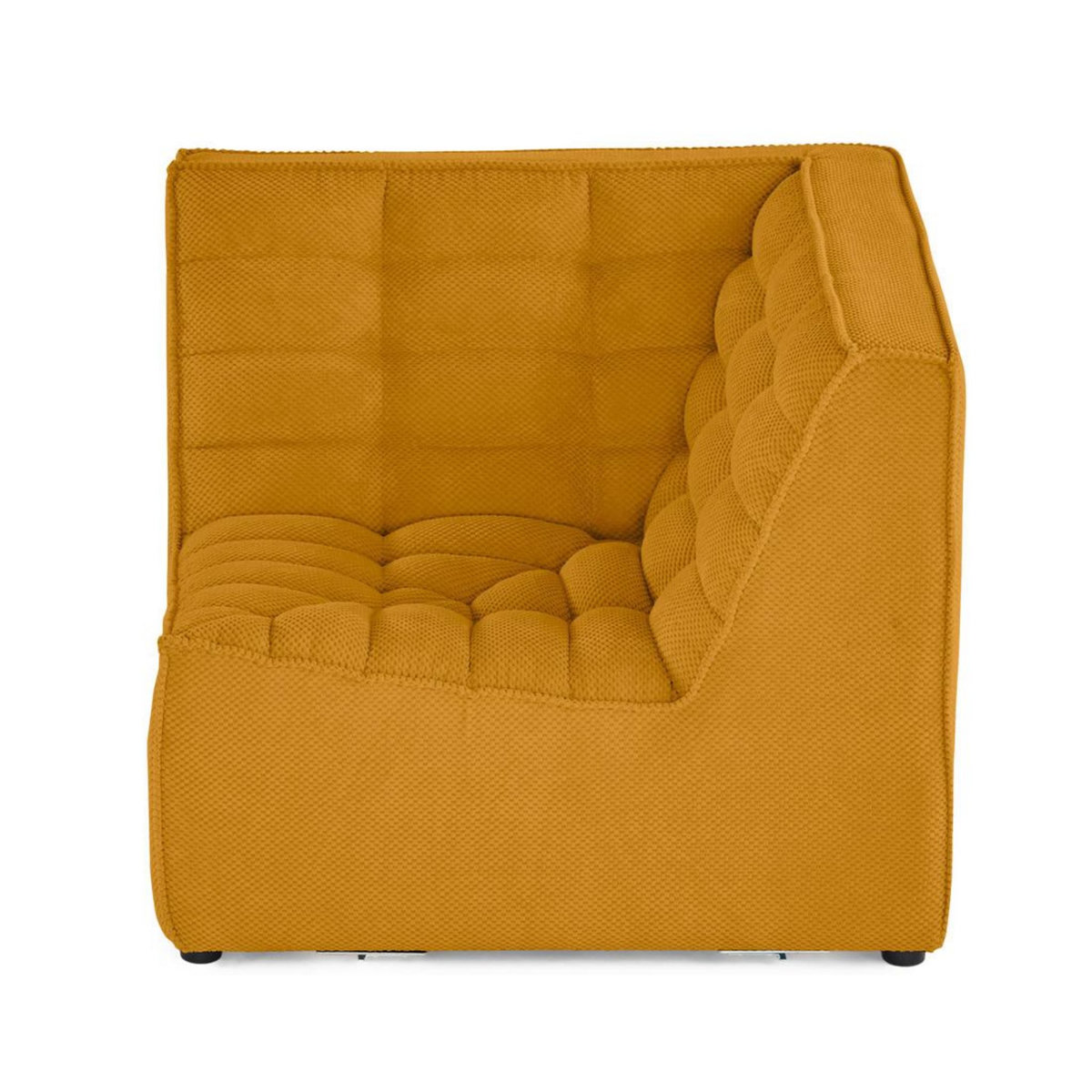 LISA DESIGN Ellie - module d'angle en velours texturé