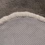 Voir la diapositive 4 : Paris Prix Tapis Uni Doux Poils Longs  Rabbit  60x90cm Taupe